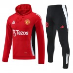 Manchester United Hoodie Training Sweatshirts 2024-25 Rote